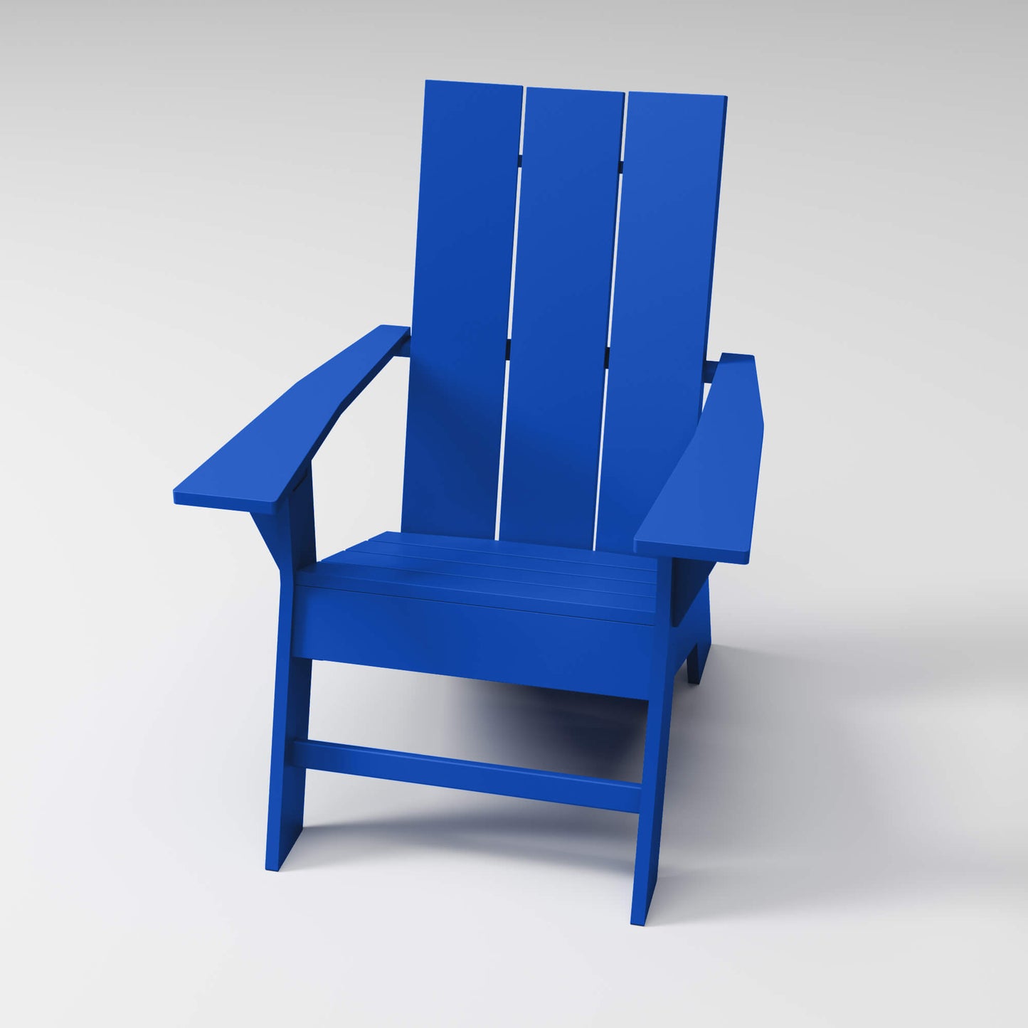 Modern Adirondack Chair in modern blue, designed for style and durability