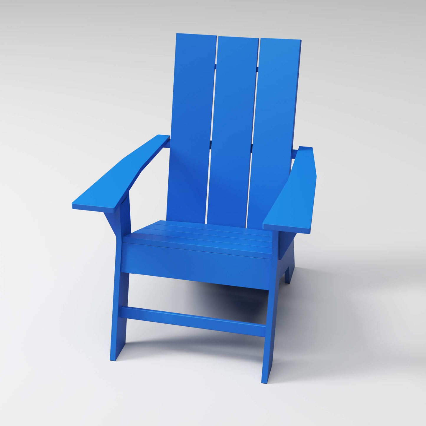 Modern Adirondack Chair in sky blue, designed for style and durability