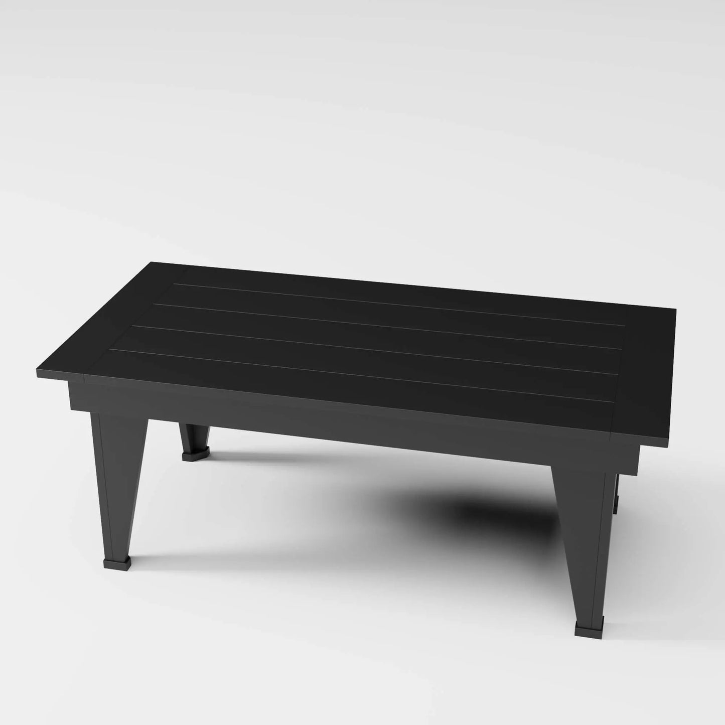 Modern Coffee Table in black, sleek and durable for outdoor living