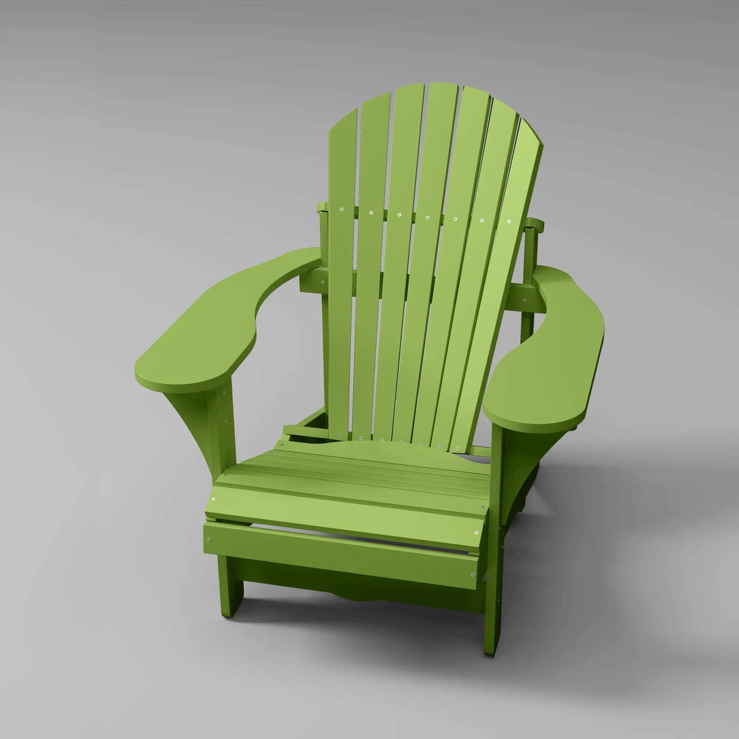 Classic RVO Muskoka Chair in olive, ideal for lounging outdoors