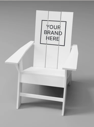 Custom branded outdoor chair